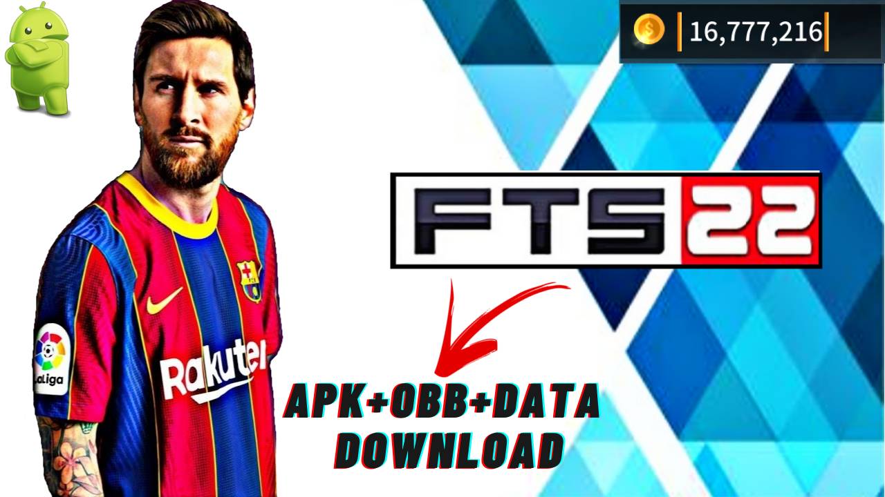 FTS 22 Mod APK+OBB+Data Coins Download