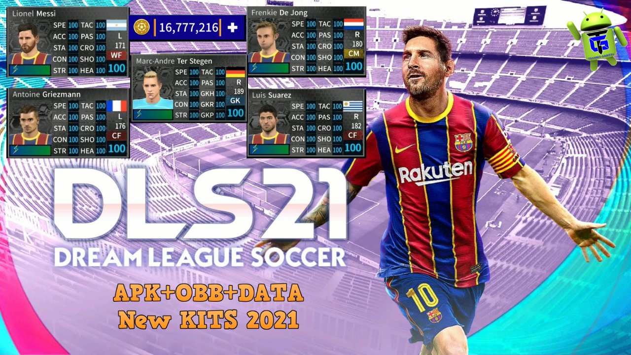 Dream League Soccer 2021 APK Mod Barcelona Kits Download