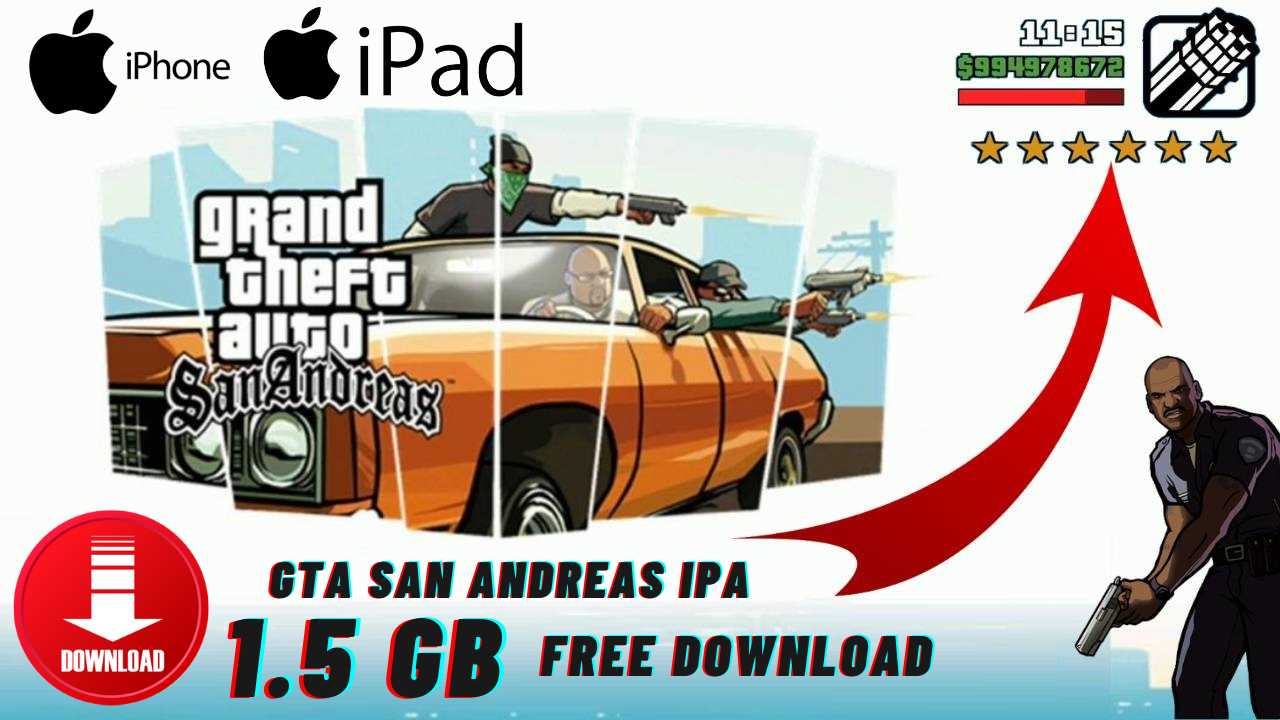 GTA San Andreas ipa iPhone iOS Download