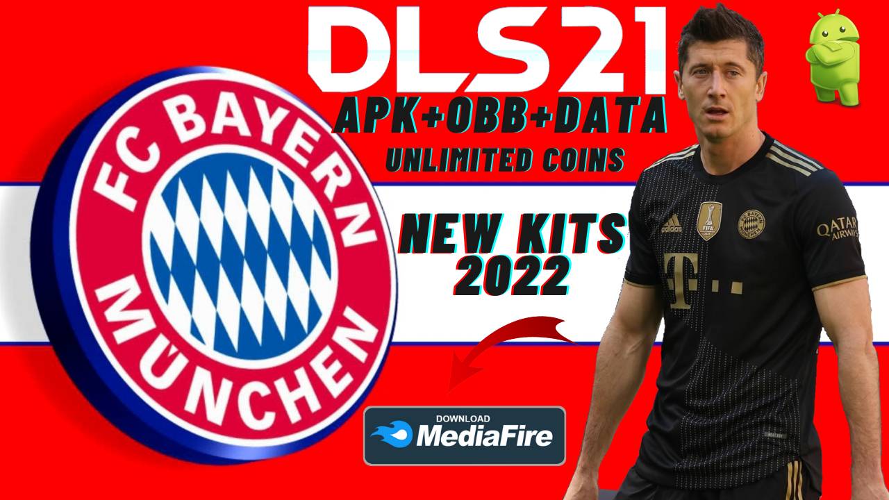 DLS 21 Mod APK Data Bayern Munich Kits 2022 Download