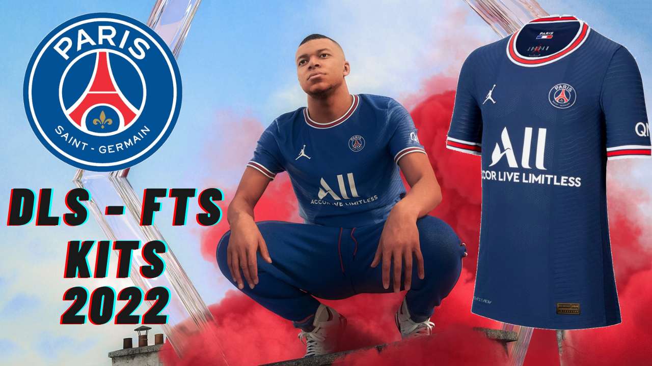 Paris Saint Germain PSG Kits 2022 DLS 21 Logo FTS