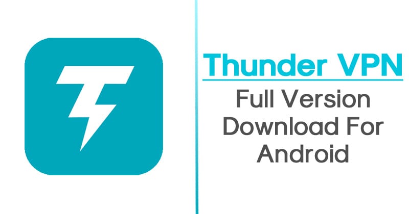 Thunder VPN APK Mod Premium Download