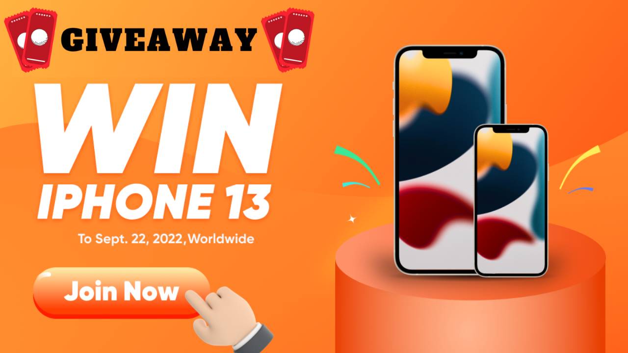 Win iPhone 13 Pro Max Giveaway 2022