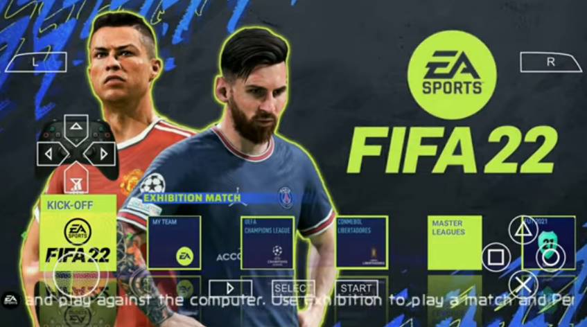 Download FIFA 22 PPSSPP Android iOS English Version