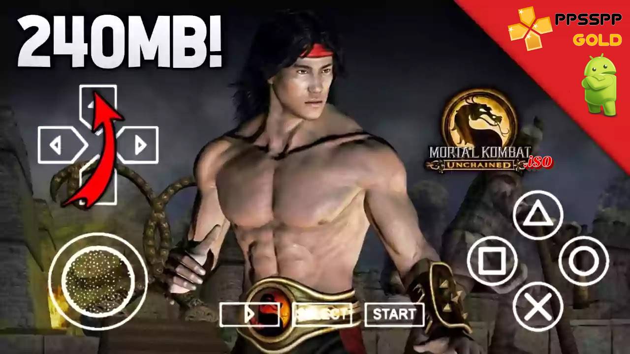Mortal Kombat Unchained iSO PPSSPP Android Download