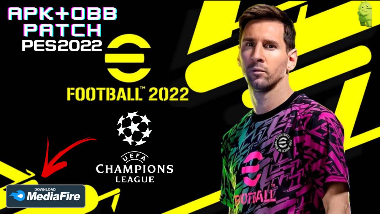 eFootball 2022 UCL Patch Download for Anddroid