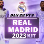 Real Madrid 2023 Kits for DLS 22 FTS