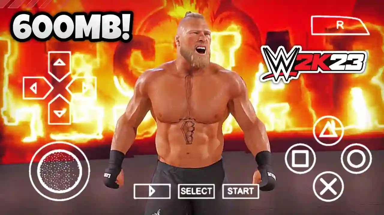 WWE 2K23 PPSSPP iSO for Android & iOS Download