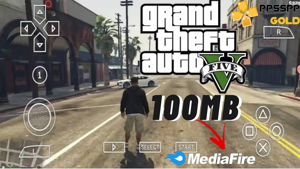 GTA 5 PPSSPP Download for Android & iOS 100MB