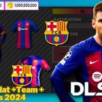 DLS 24 APK Barcelona Kits 2024 Download