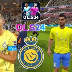 DLS 24 Al Nassr Kits 2024 Logo Dream League Soccer 2024