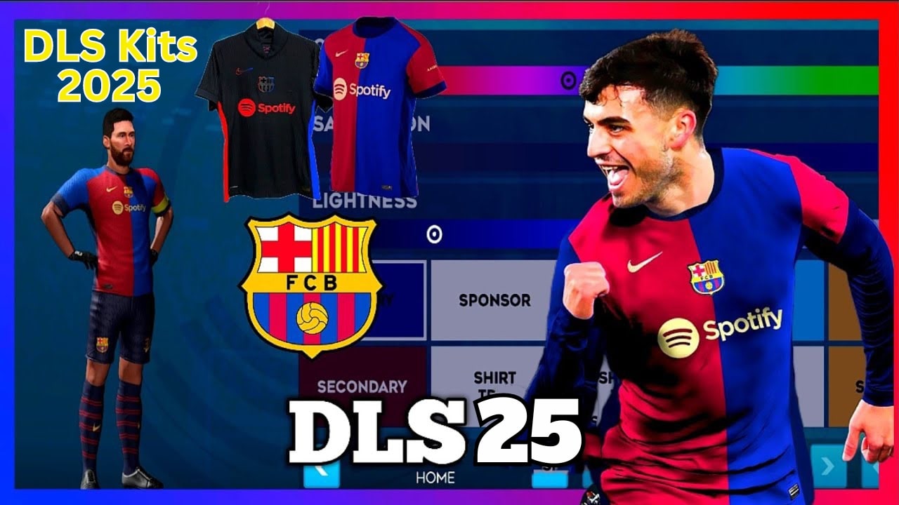 DLS 25 Kits 2025 Logo FTS Barcelona