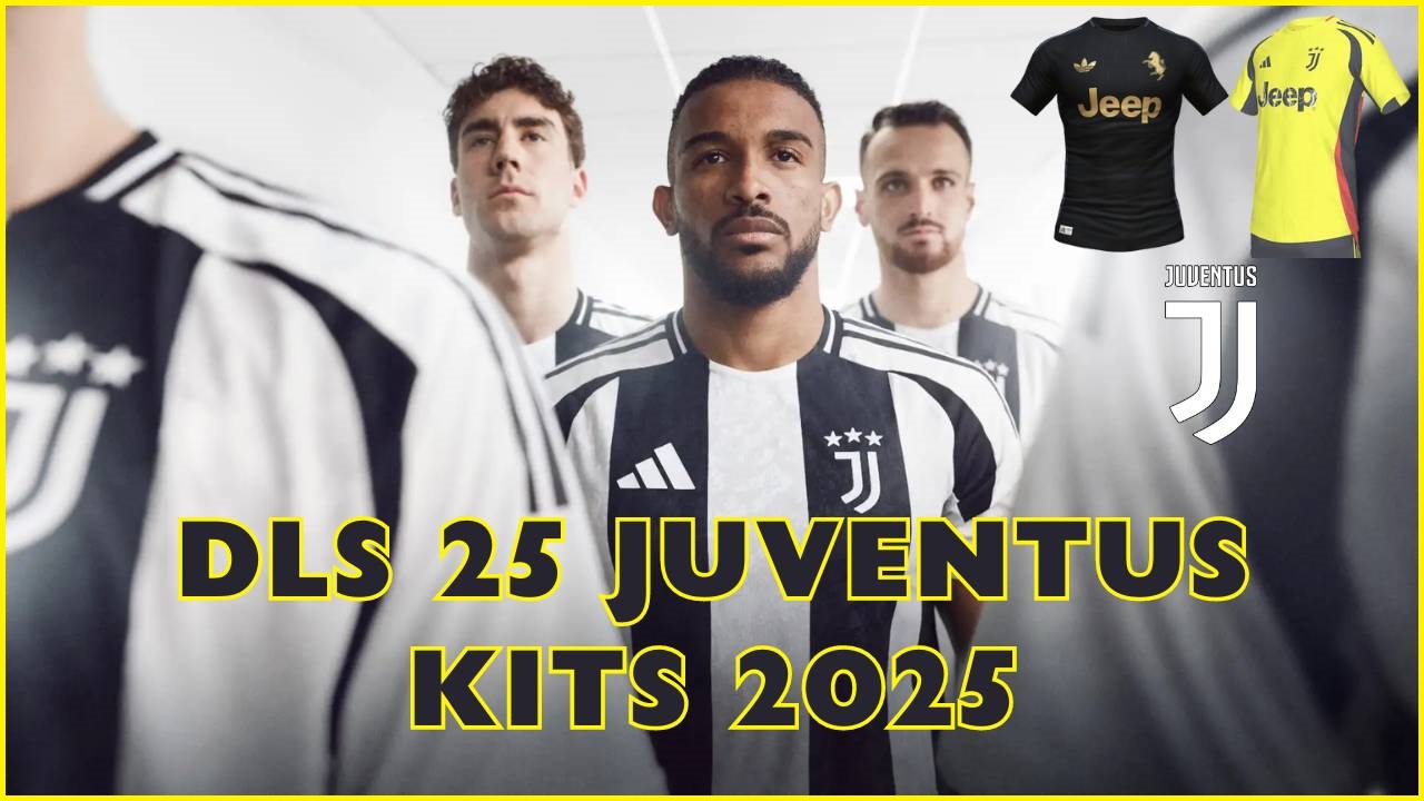 Juventus DLS Kits 2025 Logo FTS