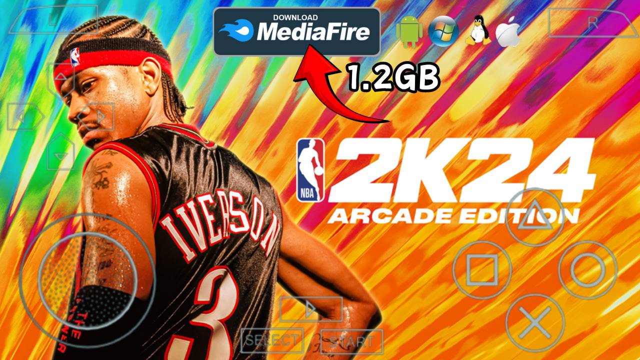 NBA 2K24 PPSSPP Download for Android and iOS: MediaFire Highly Compressed!