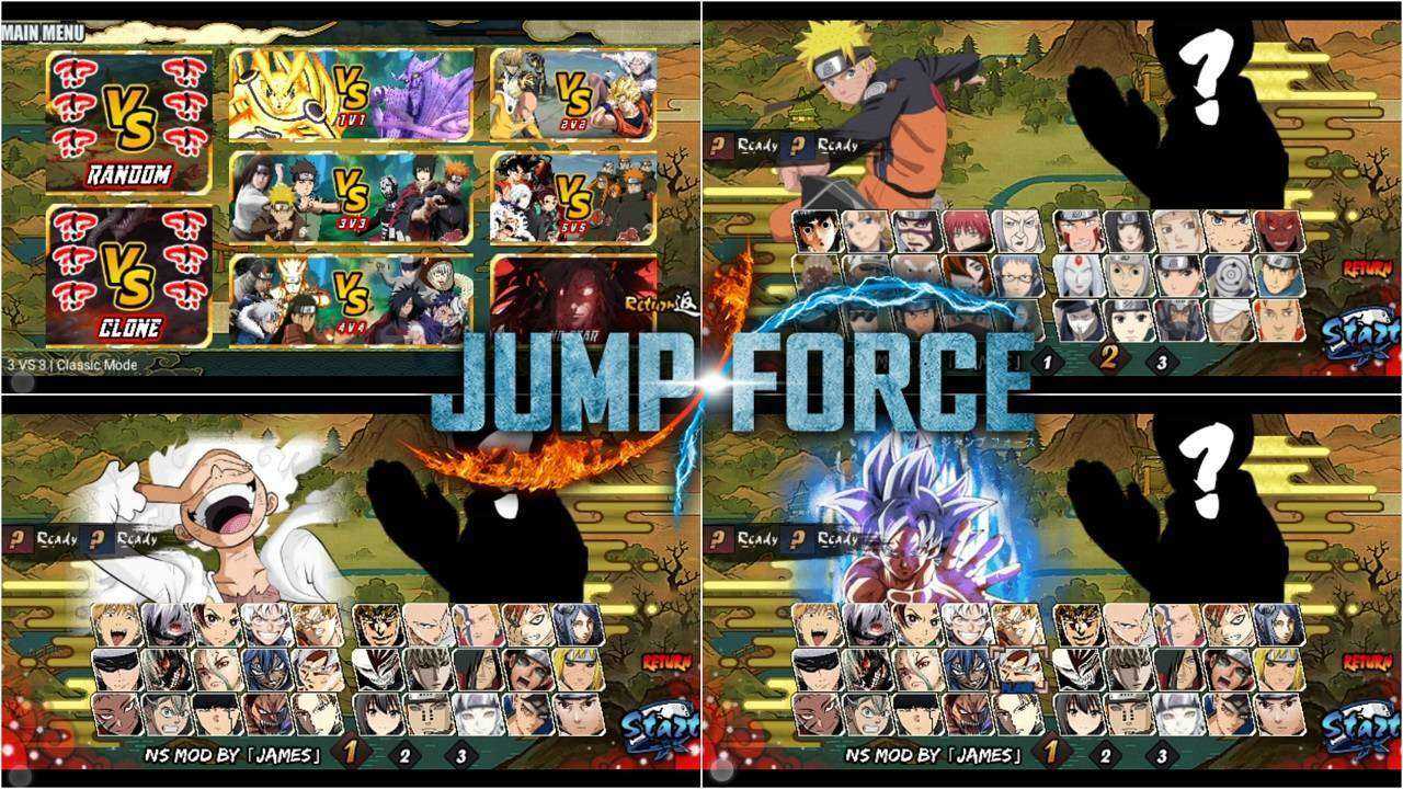Jump Force Senki Mod APK - Best Anime Game for Android (200MB Download)