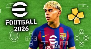 PES 2026 PPSSPP Offline PS5 Camera Download | eFootball 2026 PSP for Android & iOS