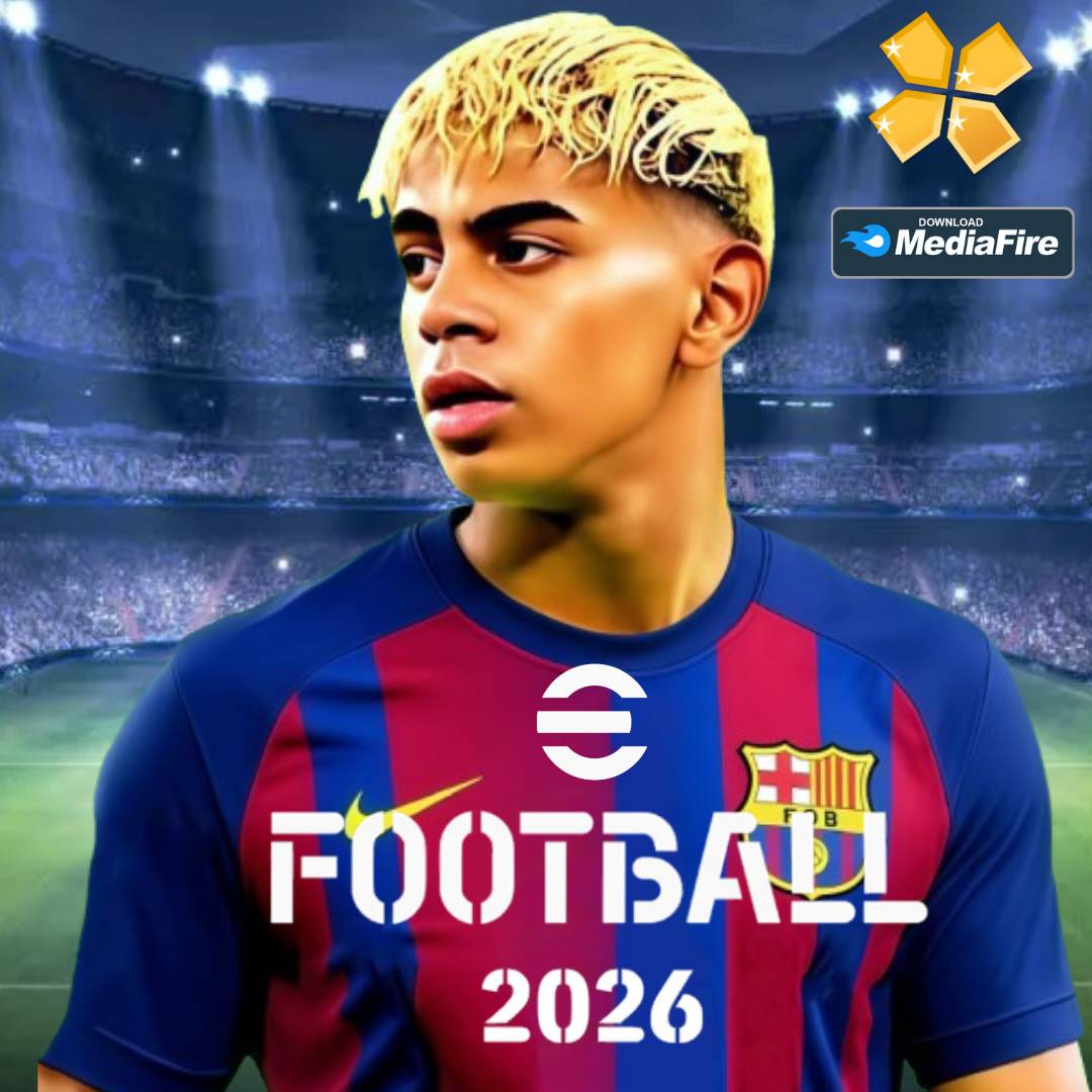PES 2026 PPSSPP Offline PS5 Camera Download | eFootball 2026 PSP for Android & iOS